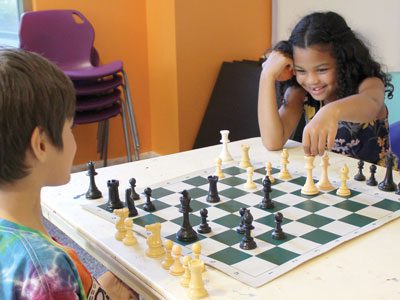 Savi at Chess Club Champs