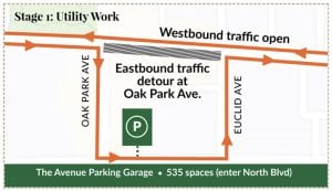 Lake Street detour