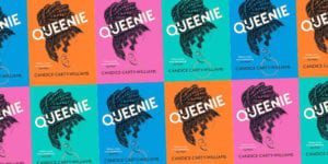 Collage of multiple Queenie covers in a variety of colors