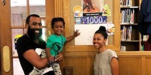 Selassie and family complete 1,000 Books Before Kindergarten